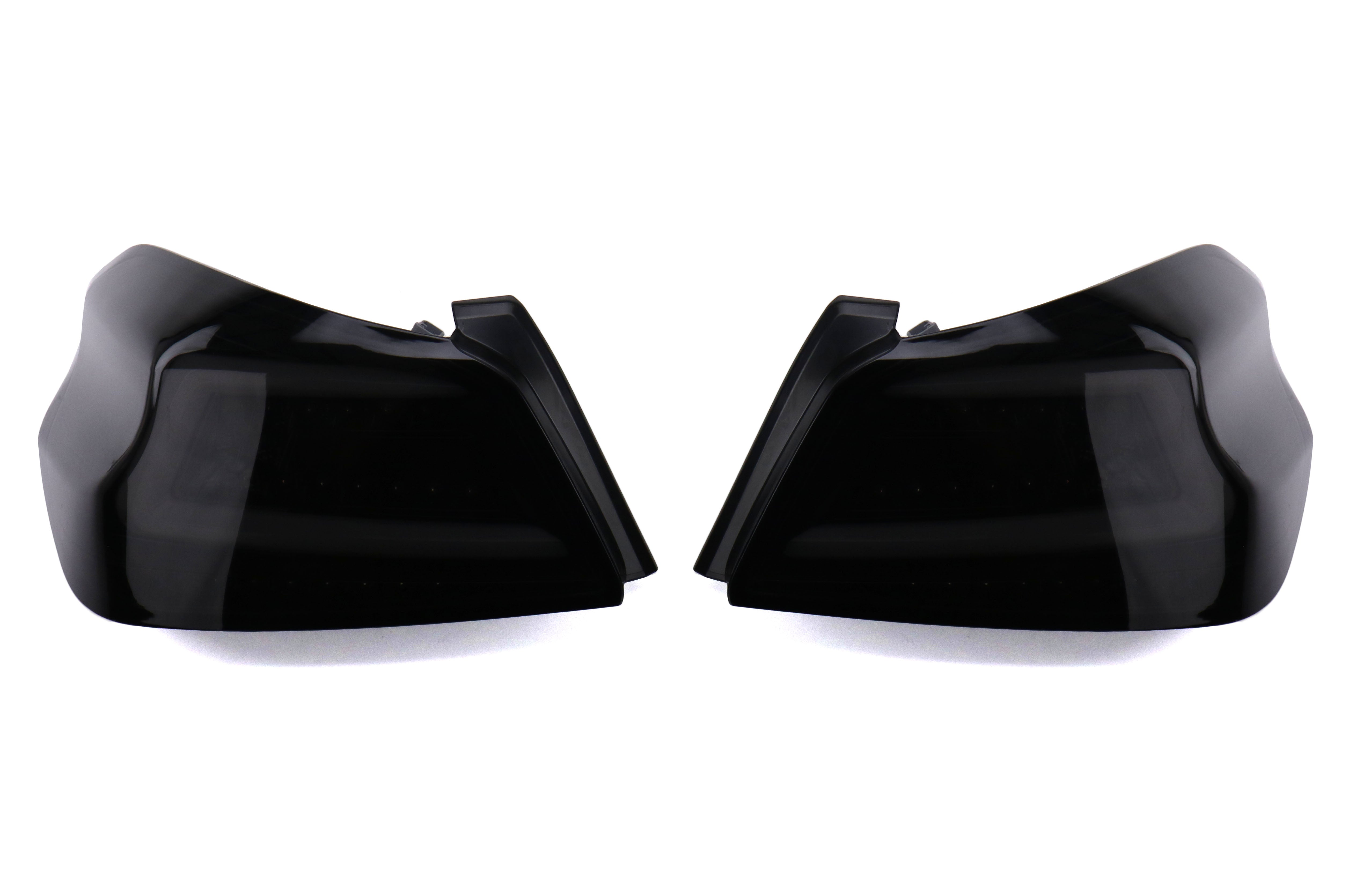 Spec-D Sequential LED Tail Lights (Smoked Lens, Black Base, White Bar) - 2015-2021 Subaru WRX / STI